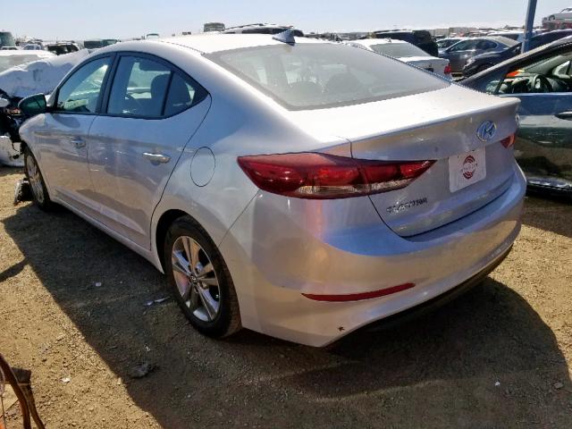 5NPD84LF8HH141592 - 2017 HYUNDAI ELANTRA SE SILVER photo 3