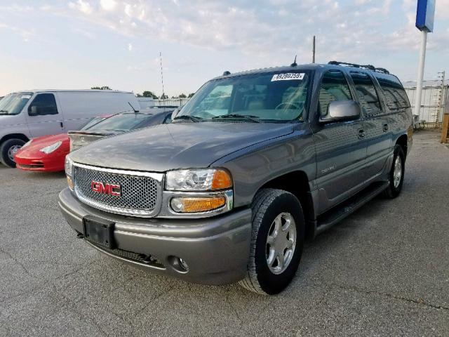 1GKFK66U65J124880 - 2005 GMC YUKON XL D GRAY photo 2