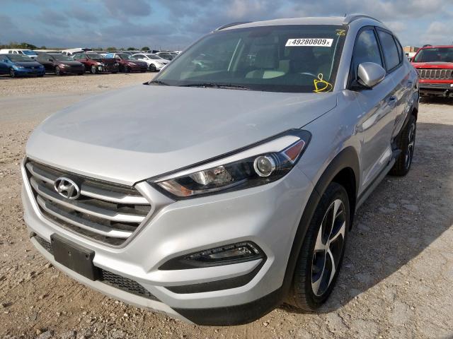 KM8J33A2XHU378100 - 2017 HYUNDAI TUCSON LIM SILVER photo 2