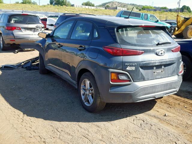 KM8K1CAA6JU094373 - 2018 HYUNDAI KONA SE CHARCOAL photo 3