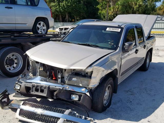 1GCCS136468167565 - 2006 CHEVROLET COLORADO GRAY photo 2