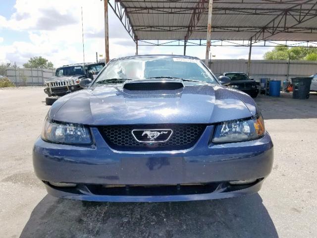 1FAFP42X42F111342 - 2002 FORD MUSTANG GT BLUE photo 9