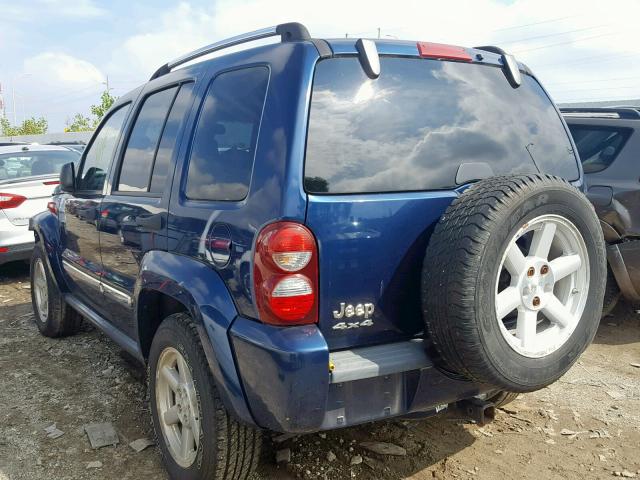 1J4GL58K45W548543 - 2005 JEEP LIBERTY LI BLUE photo 3