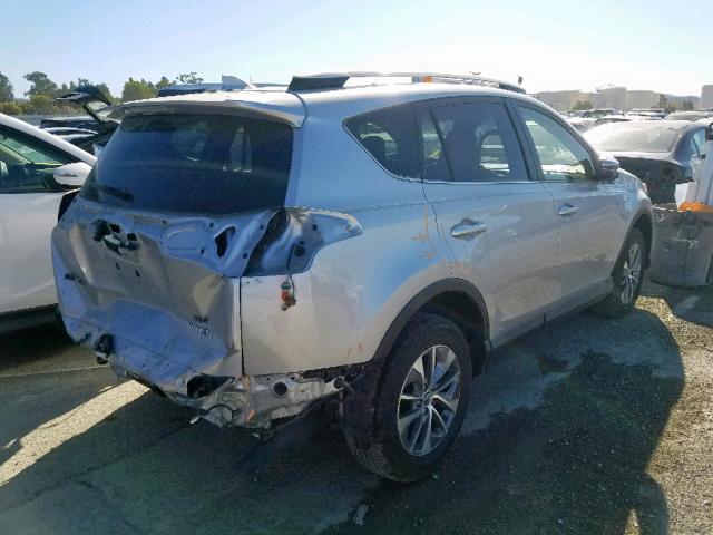 JTMRJREV6GD040034 - 2016 TOYOTA RAV4 HV XL SILVER photo 4