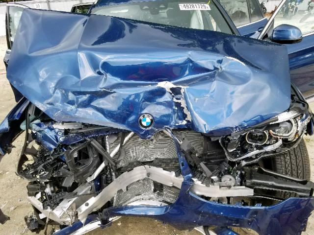 5UXTR9C54JLD64695 - 2018 BMW X3 XDRIVE3 BLUE photo 7