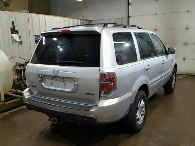 5FNYF18248B052158 - 2008 HONDA PILOT VP SILVER photo 4