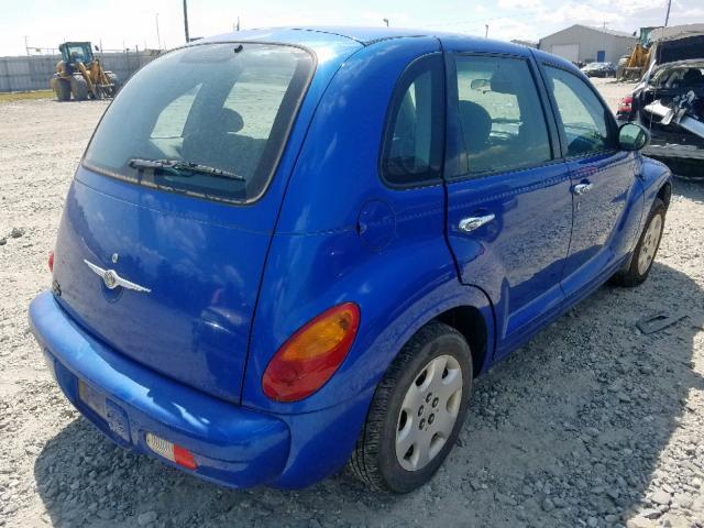 3C4FY48B25T557017 - 2005 CHRYSLER PT CRUISER BLUE photo 4