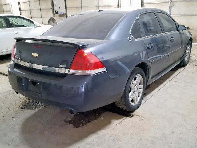 2G1WC57M091267611 - 2009 CHEVROLET IMPALA 2LT GRAY photo 4