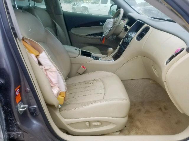 JNKAJ09E28M303493 - 2008 INFINITI EX35 BASE WHITE photo 5