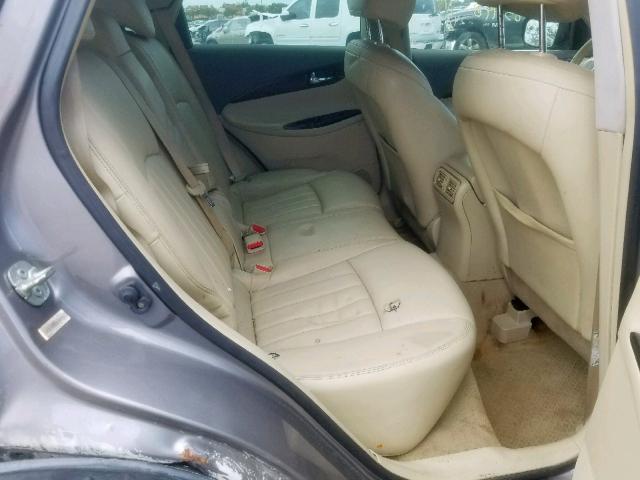 JNKAJ09E28M303493 - 2008 INFINITI EX35 BASE WHITE photo 6