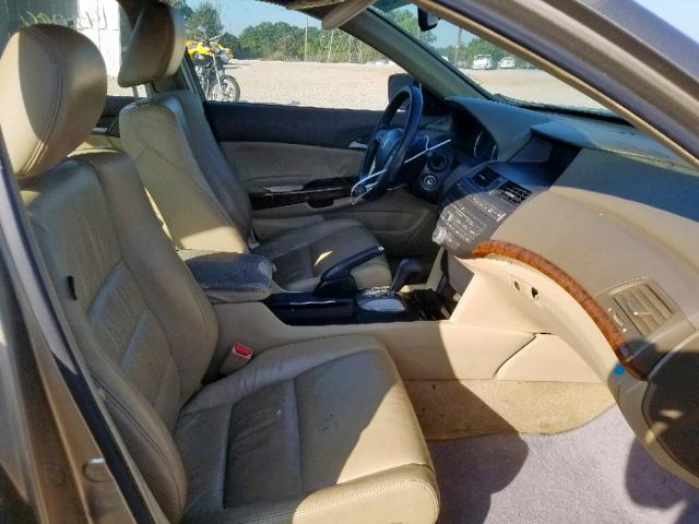 1HGCP26899A150392 - 2009 HONDA ACCORD EXL GOLD photo 5