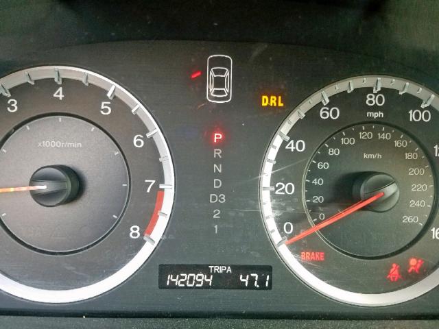 1HGCP26899A150392 - 2009 HONDA ACCORD EXL GOLD photo 8