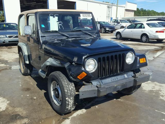 1J4FA29P0YP705638 - 2000 JEEP WRANGLER / BLACK photo 1