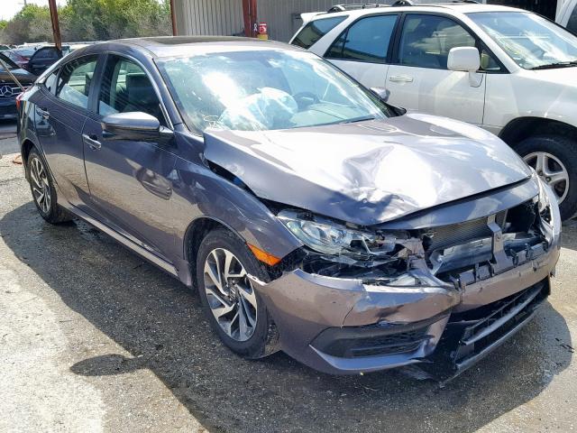 19XFC2F74GE072483 - 2016 HONDA CIVIC EX GRAY photo 1