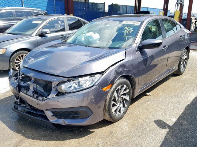 19XFC2F74GE072483 - 2016 HONDA CIVIC EX GRAY photo 2