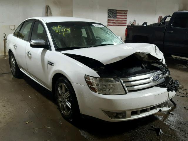 1FAHP28W38G156254 - 2008 FORD TAURUS LIM WHITE photo 1