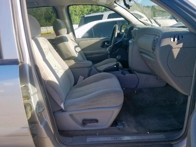 1GNDS13S462214492 - 2006 CHEVROLET TRAILBLAZE GRAY photo 5