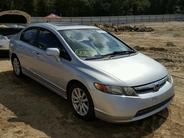 1HGFA16908L032901 - 2008 HONDA CIVIC EXL SILVER photo 1