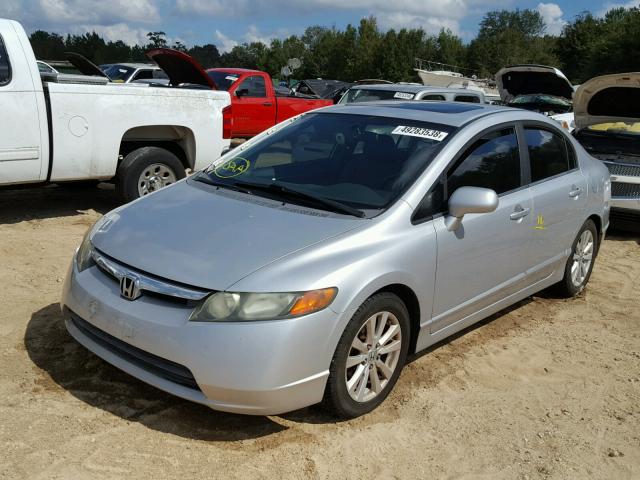 1HGFA16908L032901 - 2008 HONDA CIVIC EXL SILVER photo 2