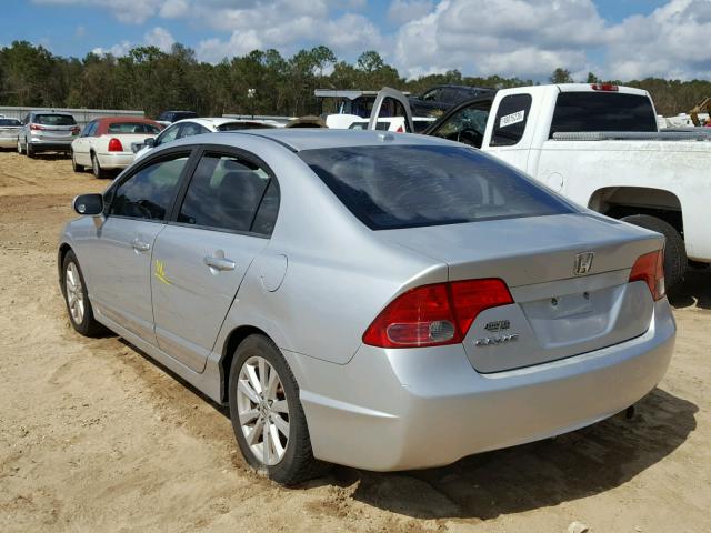 1HGFA16908L032901 - 2008 HONDA CIVIC EXL SILVER photo 3