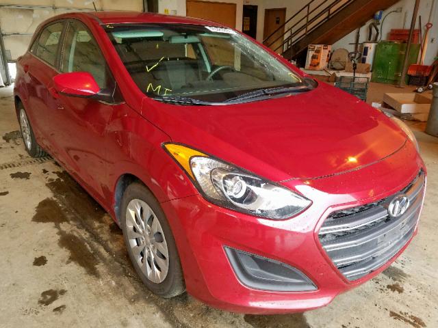 KMHD35LH4HU378670 - 2017 HYUNDAI ELANTRA GT RED photo 1