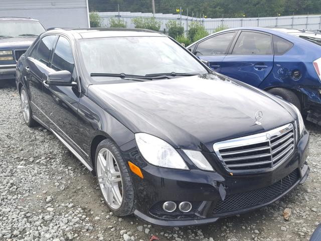 WDDHF5GBXAA026483 - 2010 MERCEDES-BENZ E 350 BLACK photo 1