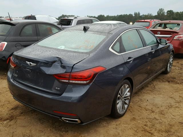 KMHGN4JE7HU166923 - 2017 GENESIS G80 BASE BLUE photo 4