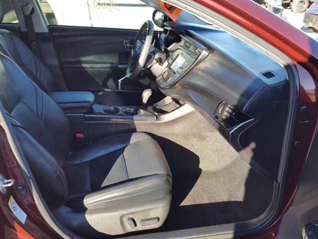 4T1BK1EB9GU221274 - 2016 TOYOTA AVALON XLE MAROON photo 5