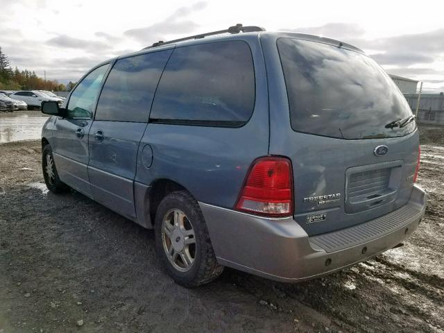 2FMDA58204BB31012 - 2004 FORD FREESTAR L BLUE photo 3