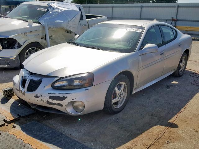 2G2WP522041277862 - 2004 PONTIAC GRAND PRIX SILVER photo 2
