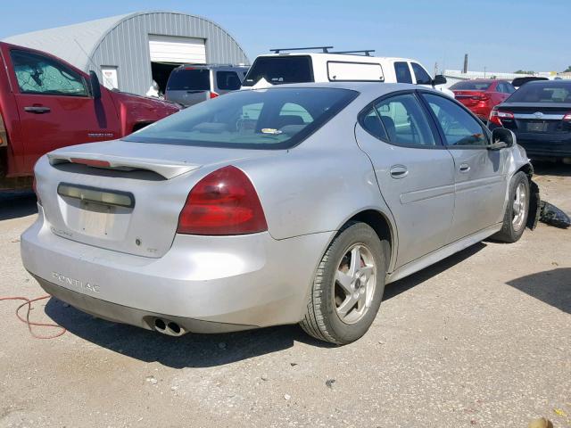 2G2WP522041277862 - 2004 PONTIAC GRAND PRIX SILVER photo 4