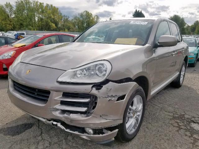 WP1AB29P18LA31843 - 2008 PORSCHE CAYENNE S GOLD photo 2