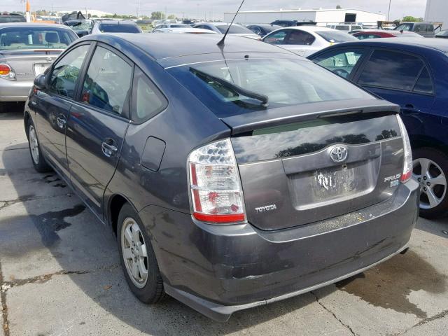 JTDKB20U173220810 - 2007 TOYOTA PRIUS GRAY photo 3