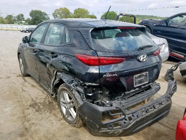 KM8K12AA3JU118753 - 2018 HYUNDAI KONA SE BLACK photo 3