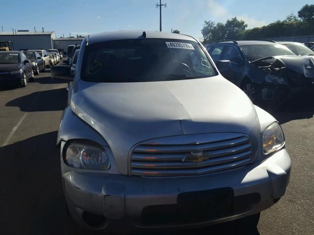 3GNBAADB3AS615263 - 2010 CHEVROLET HHR LS SILVER photo 9