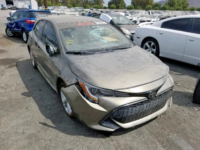 JTNK4RBE6K3030367 - 2019 TOYOTA COROLLA SE GRAY photo 1