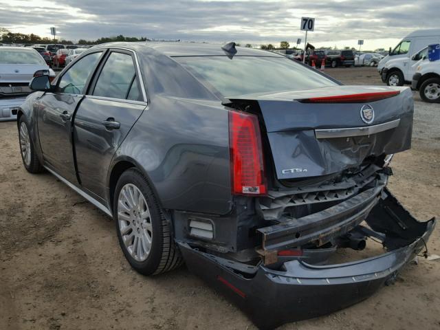 1G6DM5EG4A0121613 - 2010 CADILLAC CTS PERFOR GRAY photo 3