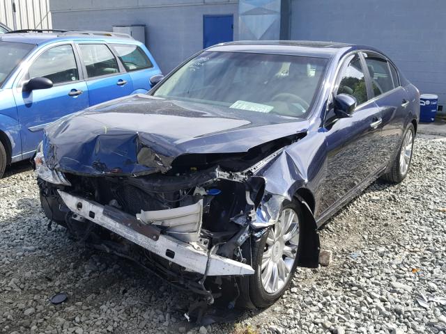 KMHGC46E49U043354 - 2009 HYUNDAI GENESIS 3. BLUE photo 2