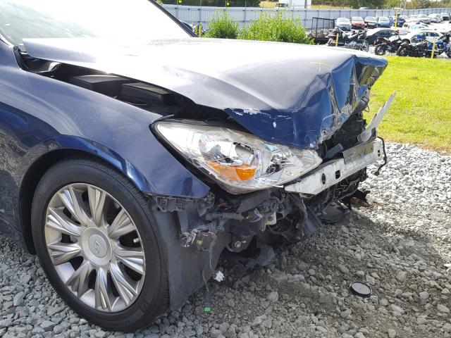 KMHGC46E49U043354 - 2009 HYUNDAI GENESIS 3. BLUE photo 9