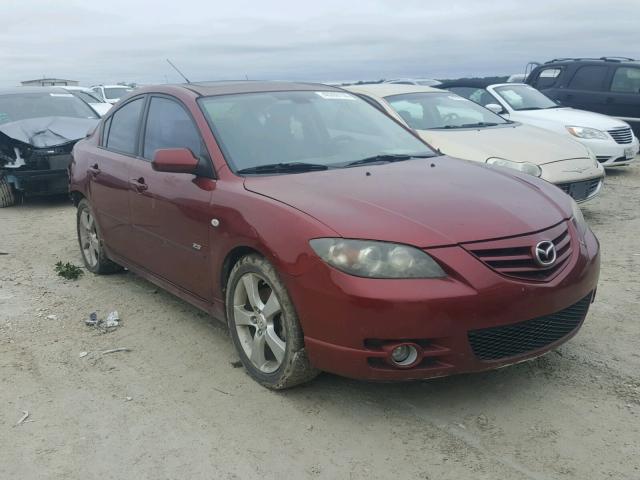 JM1BK323X61537280 - 2006 MAZDA 3 S MAROON photo 1