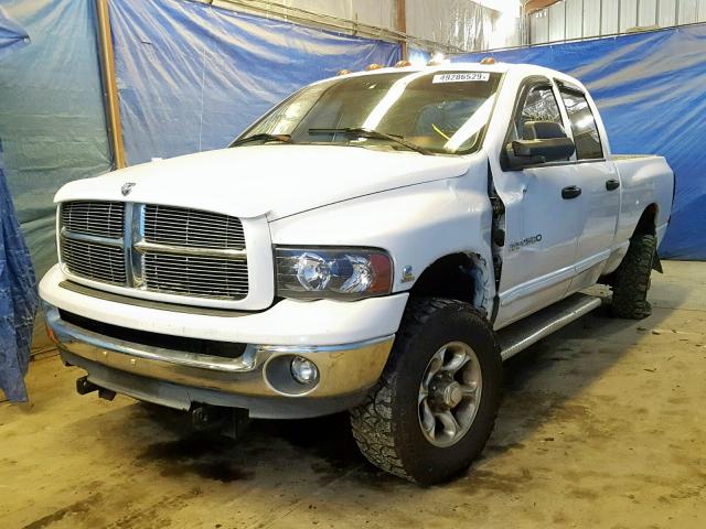 3D3KU28C93G817076 - 2003 DODGE RAM 2500 S WHITE photo 2