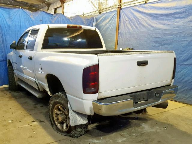 3D3KU28C93G817076 - 2003 DODGE RAM 2500 S თეთრი ფოტო 3