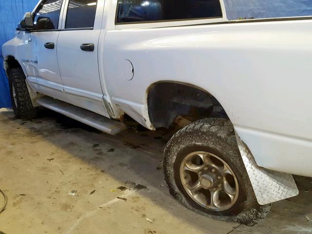 3D3KU28C93G817076 - 2003 DODGE RAM 2500 S WHITE photo 9