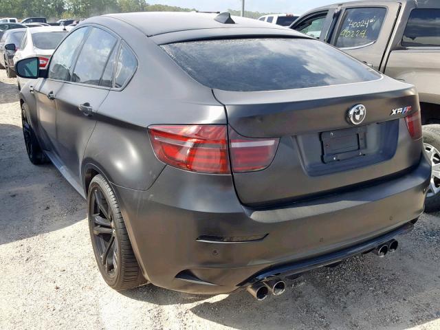 5YMGZ0C5XE0C40590 - 2014 BMW X6 M BLACK photo 3