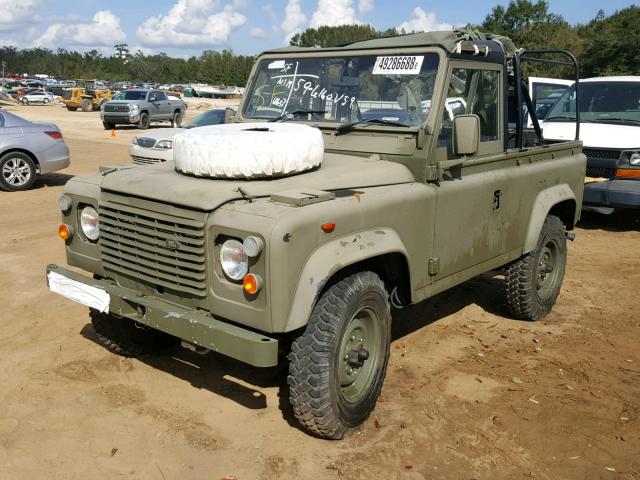 SALLDVAC7AA297214 - 1987 LAND ROVER ROVER GREEN photo 2