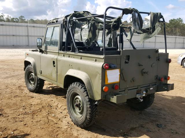 SALLDVAC7AA297214 - 1987 LAND ROVER ROVER GREEN photo 3