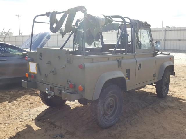 SALLDVAC7AA297214 - 1987 LAND ROVER ROVER GREEN photo 4