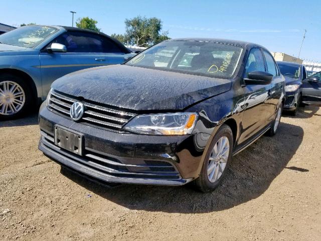 3VW2K7AJ6FM423218 - 2015 VOLKSWAGEN JETTA BASE 黑色 照片 2