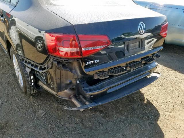 3VW2K7AJ6FM423218 - 2015 VOLKSWAGEN JETTA BASE 黑色 照片 9