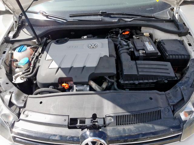 WVWBM7AJXBW148881 - 2011 VOLKSWAGEN GOLF WHITE photo 7